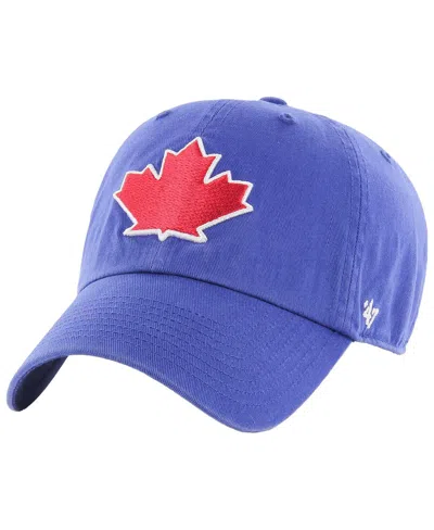 47 Brand Kids' Big Boys And Girls Royal Toronto Blue Jays Clean Up Adjustable Hat
