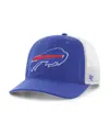 47 Brand Big Boys And Girls Royal/white Buffalo Bills Trucker Adjustable Hat In Blue