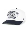 47 Brand Big Boys And Girls White Dallas Cowboys Prime Play Hitch Adjustable Hat In White