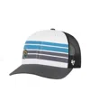 47 Brand Big Boys And Girls White/charcoal Jacksonville Jaguars Cove Trucker Adjustable Hat In White,charcoal