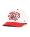 47 Brand Big Boys And Girls White/red Kansas City Chiefs Prime Play Hitch Adjustable Hat In Multi