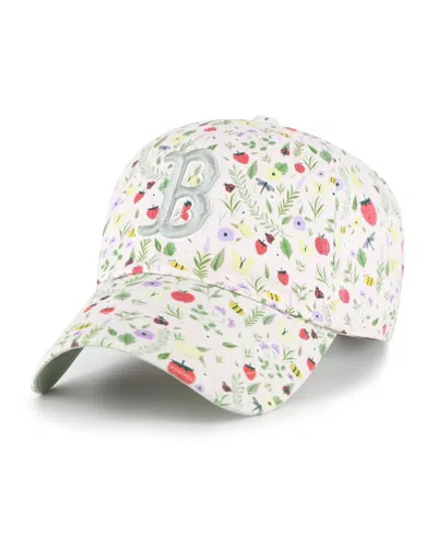 47 Brand Kids' Big Girls Light Pink Boston Red Sox Posey Clean Up Adjustable Hat