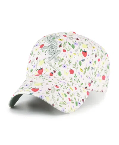 47 Brand Kids' Big Girls Light Pink Chicago White Sox Posey Clean Up Adjustable Hat