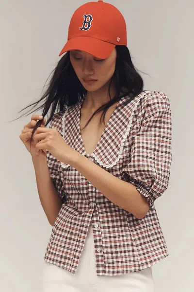 47 Brand Boston Red Sox Baseball Cap In Orange