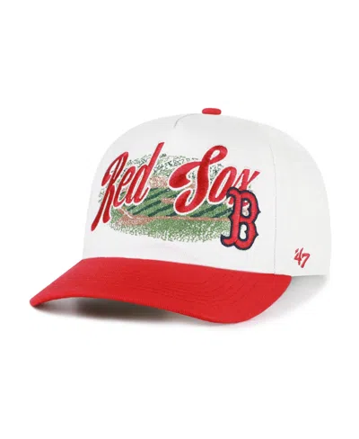 47 Brand Boston Red Sox Enfield Adjustable Baseball Cap In White