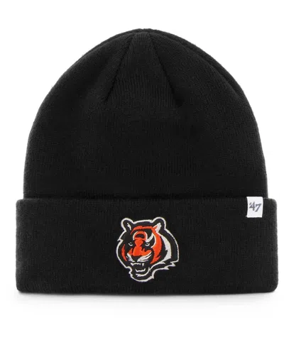 47 Brand Kids' Boys Black Cincinnati Bengals Basic Cuffed Knit Hat