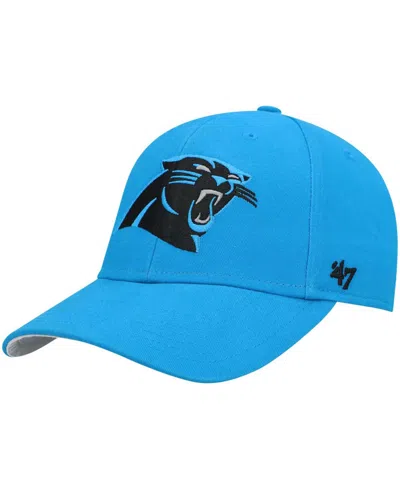 47 Brand Kids' Boys Blue Carolina Panthers Basic Mvp Adjustable Hat