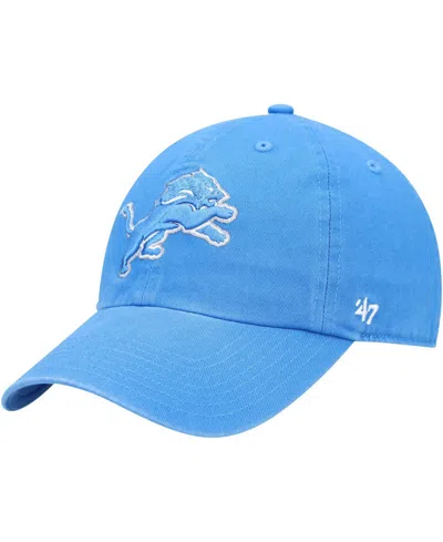 47 Brand Kids' Boys Blue Detroit Lions Basic Mvp Adjustable Hat