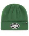 47 Brand Boys Green New York Jets Basic Cuffed Knit Hat In Green