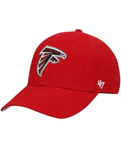 47 Brand Kids' Boys Red Atlanta Falcons Basic Secondary Mvp Adjustable Hat