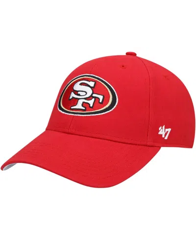 47 Brand Babies' Boys Scarlet San Francisco 49ers Basic Mvp Adjustable Hat