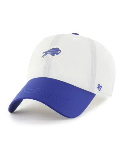 47 Brand Buffalo Bills Modernia Clean Up Adjustable Baseball Cap In Cream