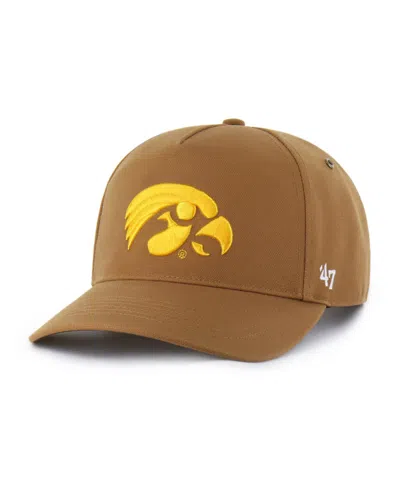 47 Brand Carhartt X '47 Men's And Women's Brown Iowa Hawkeyes Hitch Adjustable Hat