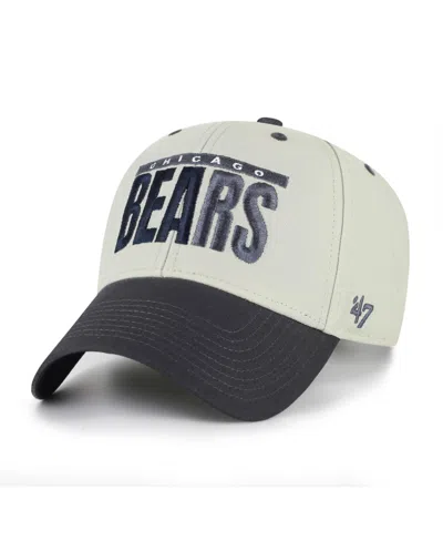 47 Brand Chicago Bears Mvp Adjustable Baseball Cap In Gray