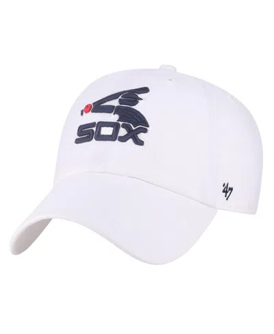 47 Brand Chicago White Sox Adjustable Garment-washed Clean Up Baseball Cap