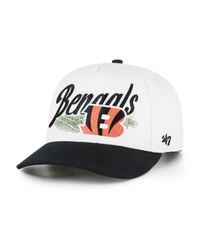 47 Brand Cincinnati Bengals Enfield Hitch Five-panel Retro Hat In Cream