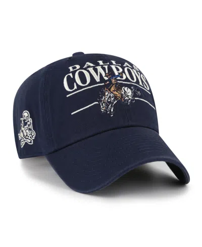 47 Brand Dallas Cowboys Clean Up Adjustable Baseball Cap In Blue