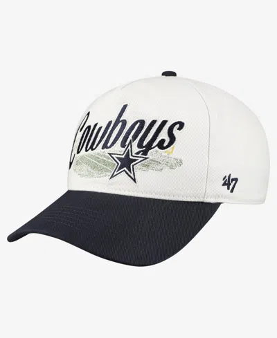 47 Brand Dallas Cowboys Hitch Adjustable Baseball Cap In White