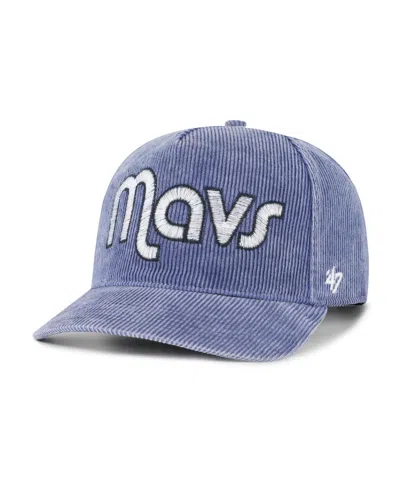 47 Brand Dallas Mavericks Retro Corduroy Hitch Baseball Cap In Blue