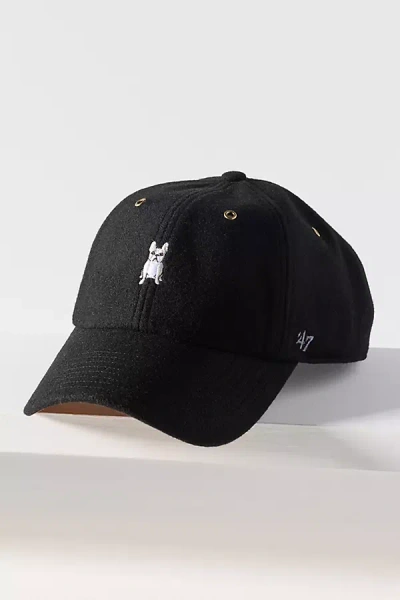47 Brand Dog Icon Wool Blend Baseball Cap In Black