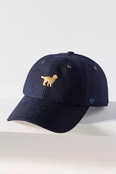 47 Brand Dog Icon Wool Blend Baseball Cap In Blue