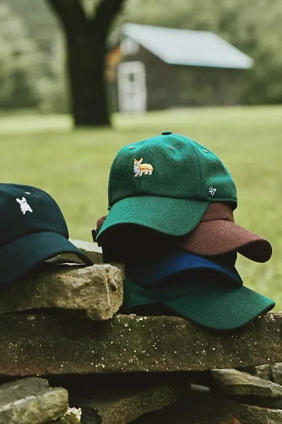 47 Brand Dog Icon Wool Blend Baseball Cap In Green