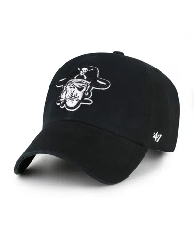 47 Brand Ecu Pirates Adjustable Clean Up Baseball Cap In Black