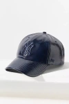 47 Brand Faux Leather Mlb Baseball Cap In Blue