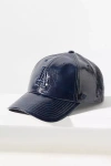 47 Brand Faux Leather Mlb Baseball Cap In Blue