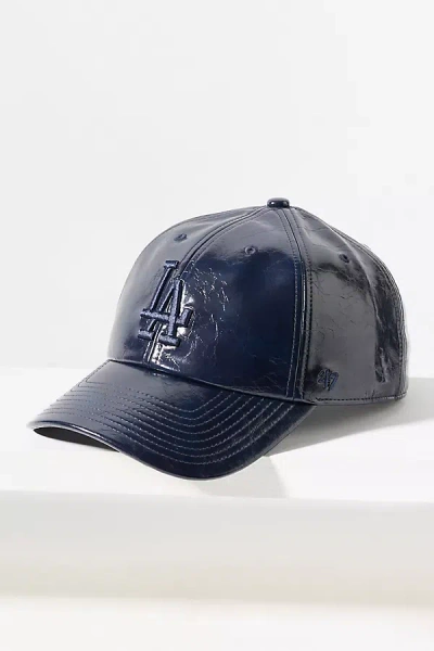 47 Brand Faux Leather Mlb Baseball Cap In Blue