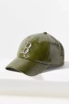 47 Brand Faux Leather Mlb Baseball Cap In Green