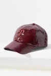 47 Brand Faux Leather Mlb Baseball Cap In Red