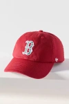 47 Brand Floral Cotton Baseball Cap In Red