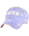 47 Brand Girls Preschool Lavender New York Jets Unicorn Clean Up Adjustable Hat In Purple