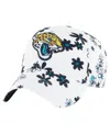 47 Brand Girls Toddler White Jacksonville Jaguars Daisy Delight Clean Up Adjustable Hat In White