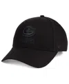 47 Brand Green Bay Packers Black & Black Mvp Strapback Cap In Black,black