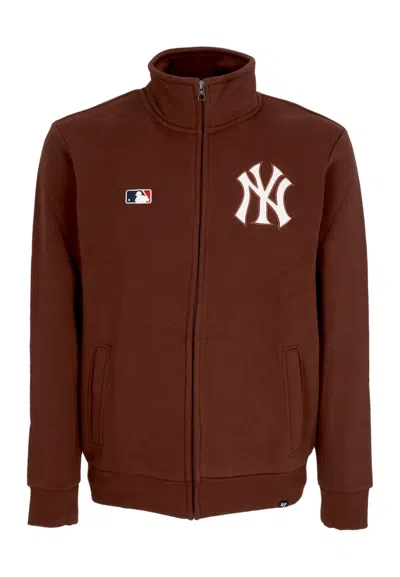 47 Brand High Man Mlb Emb Islington Tj Neyyan Cacao Sweatshirt In Brown