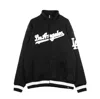47 Brand Jacket Tracksuit Men Mlb Legendary Track Jacket Losdod Black/white In Black/white