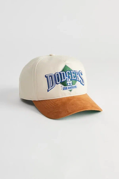 47 Brand La Dodgers Diamond Hitch Baseball Hat In Tan, Men's At Urban Outfitters In White