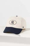 47 Brand Leather Patch Baseball Cap In Neutral
