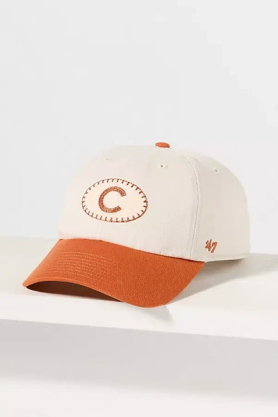 47 Brand Leather Patch Baseball Cap In Brown