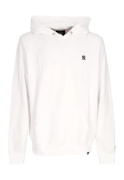 47 Brand Lightweight Hoodie Men Mlb Base Runner Emb Helix Hoodie Neyyan White Wash