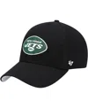 47 Brand Little Boys And Girls Black New York Jets Basic Team Mvp Adjustable Hat In Black