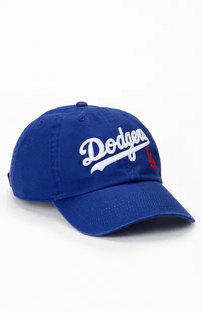47 Brand Los Angeles Dodgers Script Strapback Hat In Blue