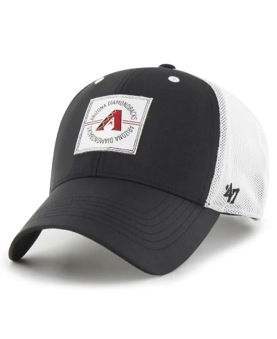47 Brand Men's ' Black Arizona Diamondbacks Disburse Mvp Trucker Adjustable Hat