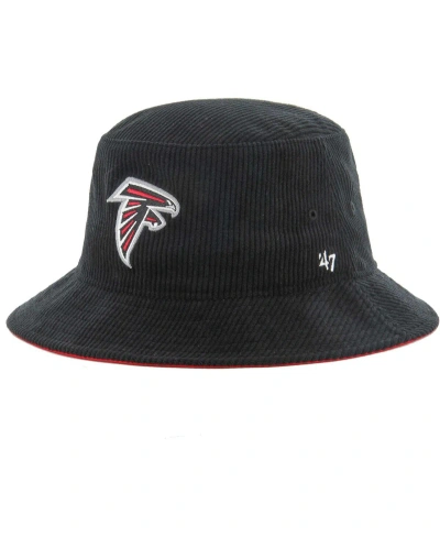 47 Brand Men's ' Black Atlanta Falcons Thick Cord Bucket Hat