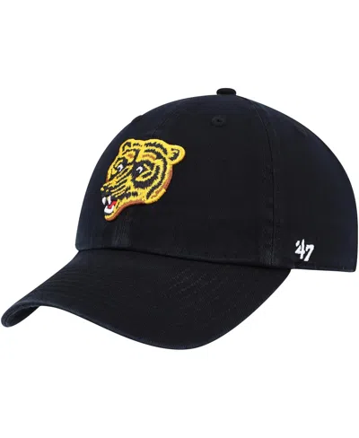 47 Brand Men's ' Black Boston Bruins Clean Up Adjustable Hat