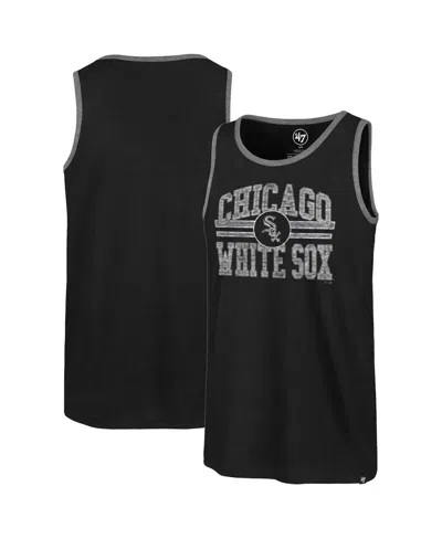 47 Brand Men's ' Black Chicago White Sox Winger Franklin Tank Top In Navy