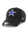 47 Brand Men's ' Black Dallas Cowboys Mvp Adjustable Hat In Black