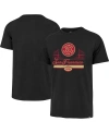 47 BRAND MEN'S '47 BRAND BLACK DISTRESSED SAN FRANCISCO 49ERS FAITHFUL TO THE BAY REGIONAL FRANKLIN T-SHIRT